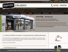 Tablet Screenshot of kaffee-erlebnis.com